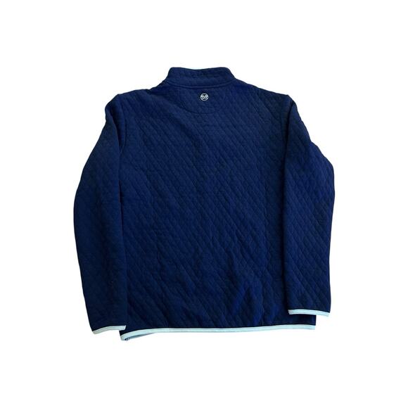 RNWK Renwick Quilted Snap Mock Size XS Blue Depths NWT Retail $125 - Picture 9 of 10